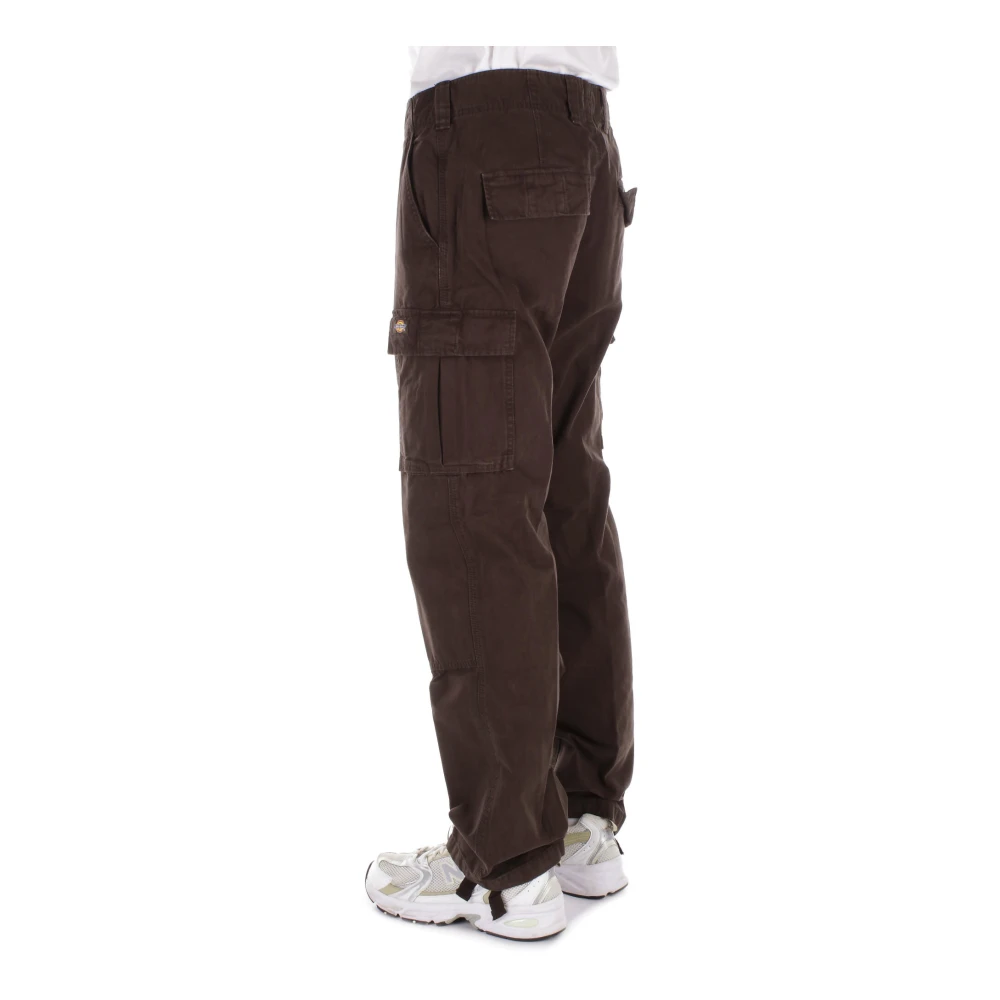 Dickies Logo Achterbroek met Zakken Brown Heren