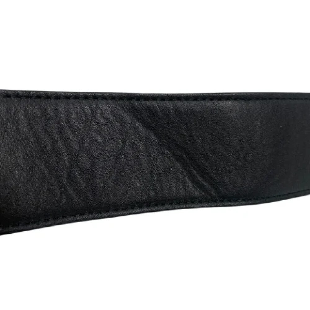 Fendi Vintage Pre-owned Leather home-office Black Dames