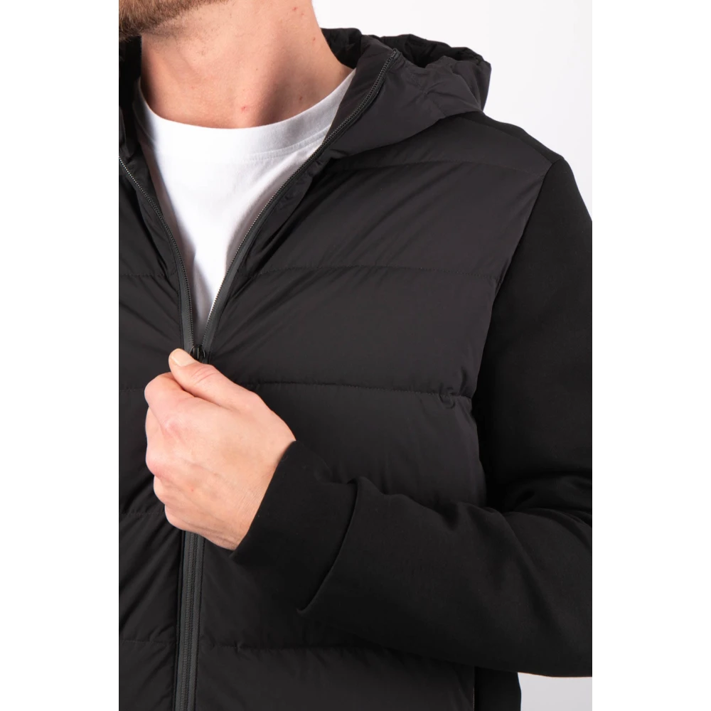 Duno Capuchonjas in zwart Black Heren