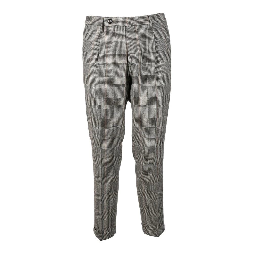 Michael Coal Kasjmiermix wollen broek Gray Heren