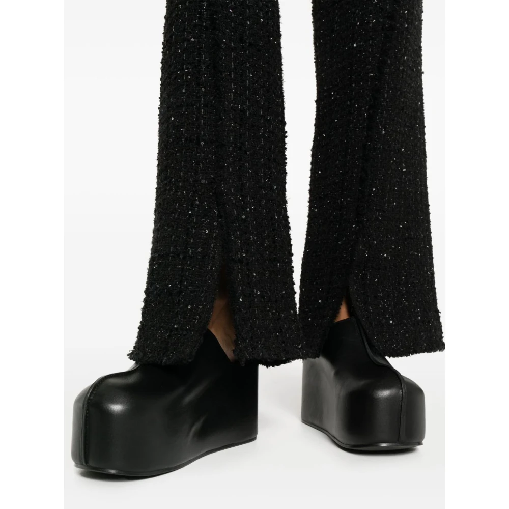Gcds Zwarte Stijlvolle Broek Black Dames