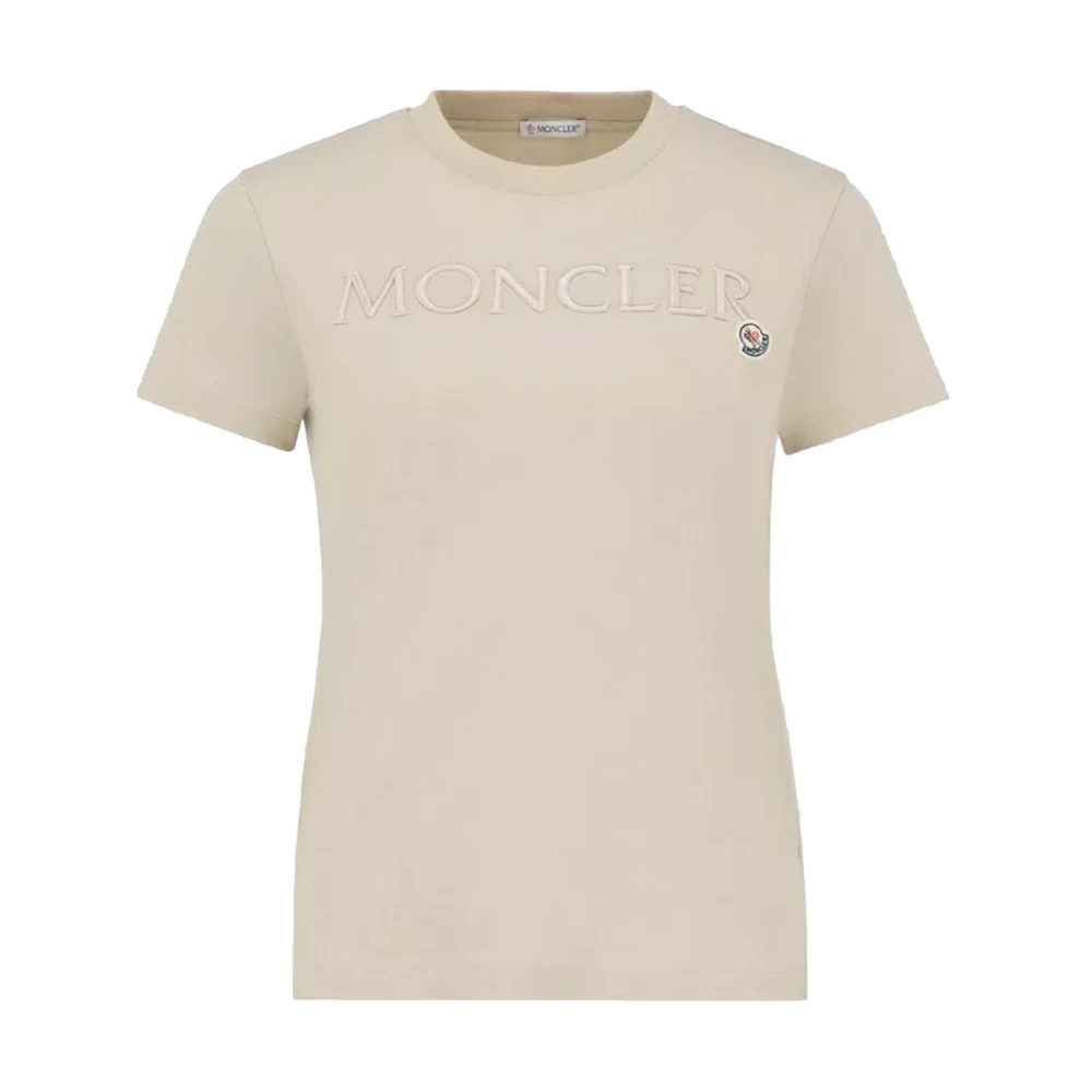 Moncler T-Shirts Beige Dames