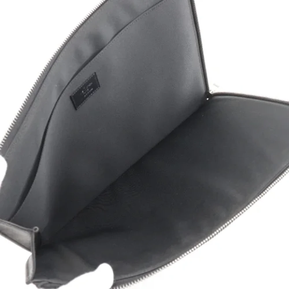 Louis Vuitton Vintage Pre-owned Canvas clutches Black Heren