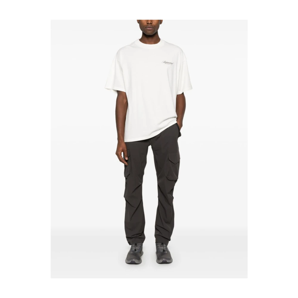 Represent Oversized katoenen jersey T-shirt met clubprint White Heren