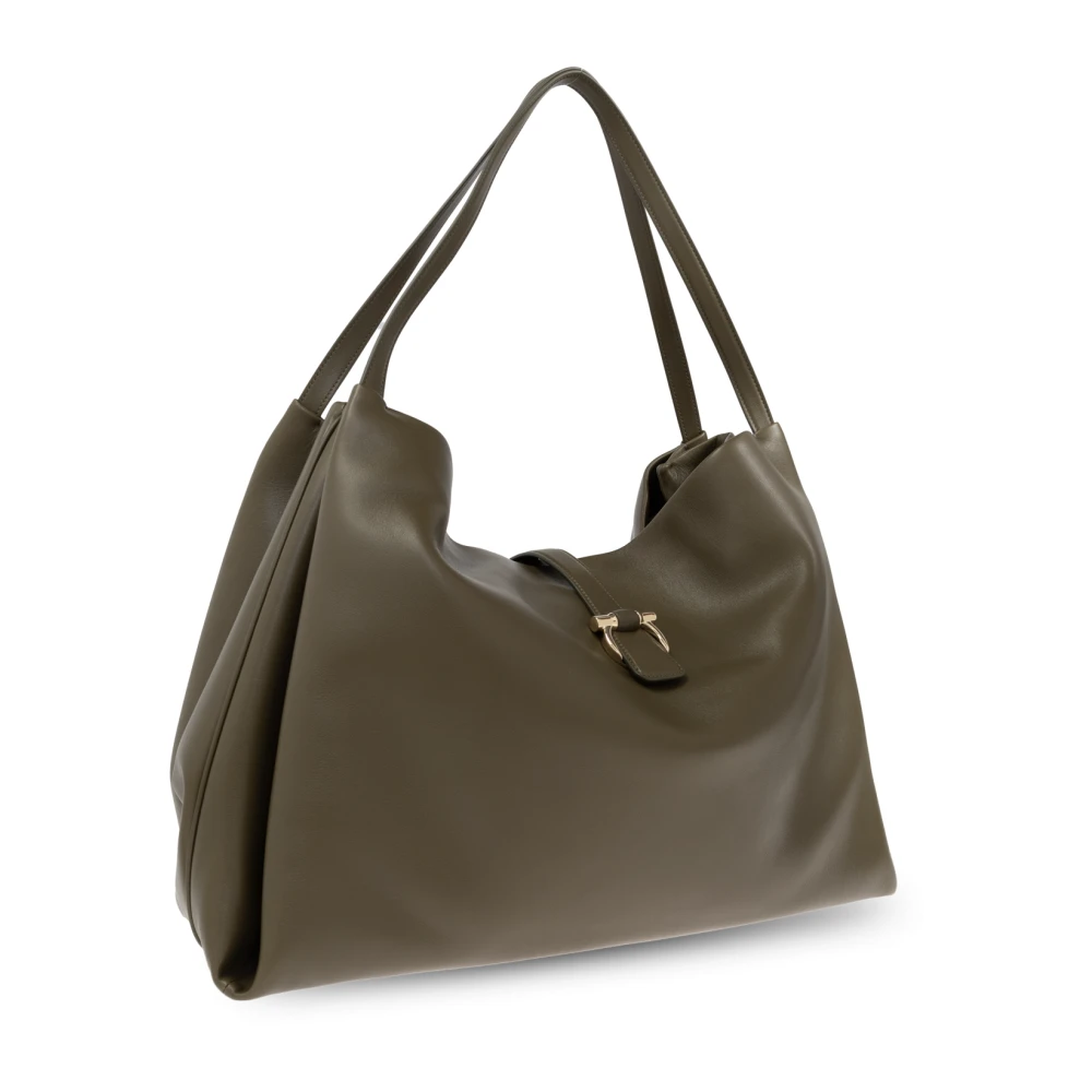 Salvatore Ferragamo Tas type shopper maat groot Green Dames