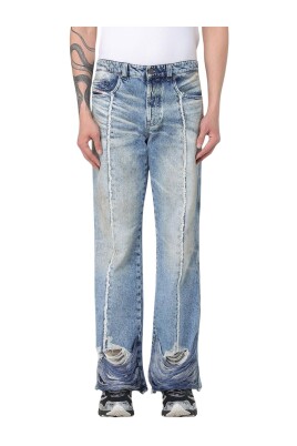 classic-blue-straight-jeans-with-distressed-detailing