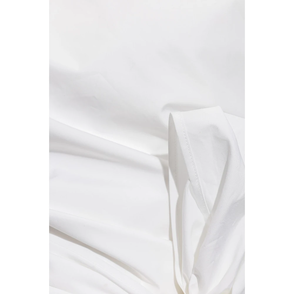 Fabiana Filippi Overhemd met stropdasdetail White Dames