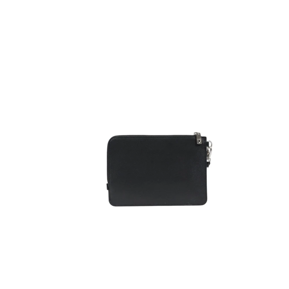 Guess Zwarte ritsportemonnee polsstijl Black Dames