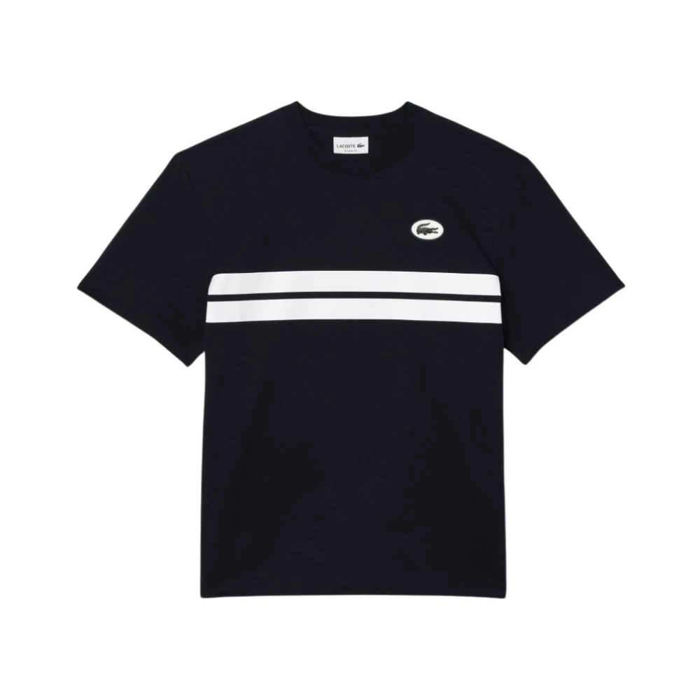 Lacoste T-shirt met labelstitching