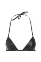 black-snake-leather-bikini-top