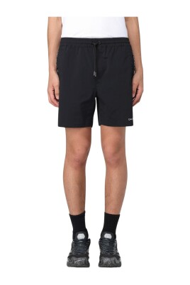 black-drawstring-casual-shorts