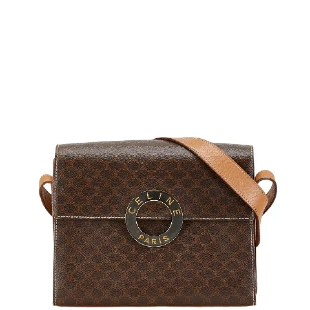 Celine Vintage Pre-owned Canvas celine-bags Brown Dames