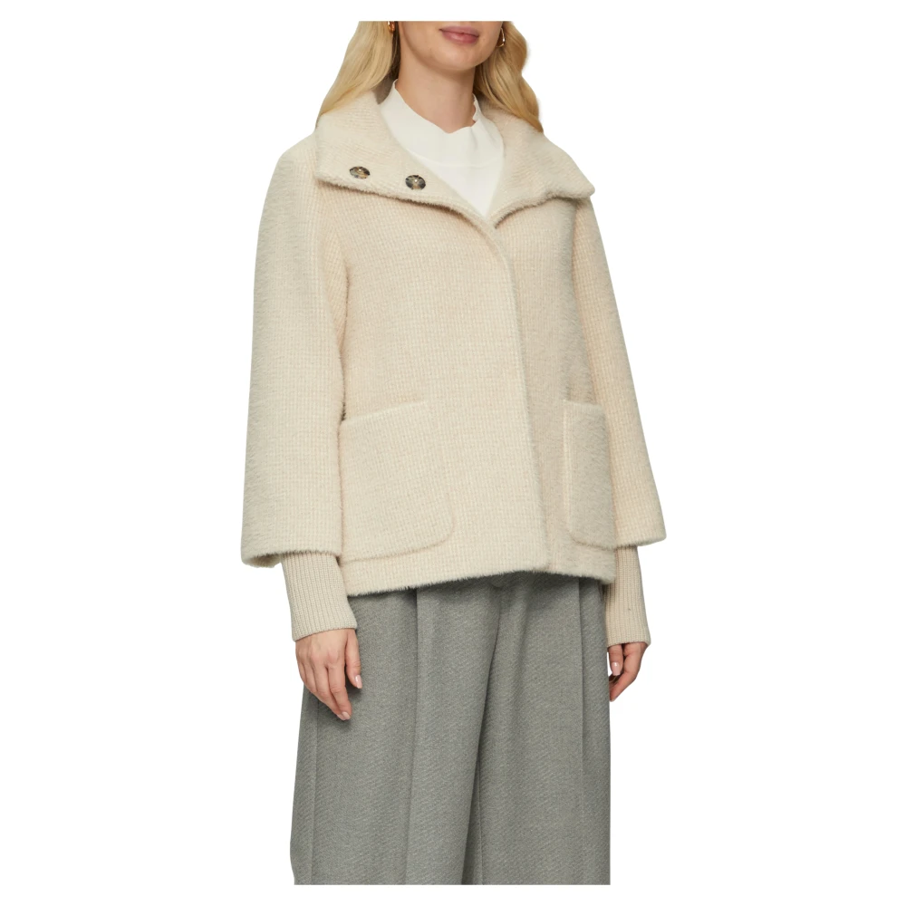 s.Oliver Gezellig Gebreide Manchet Buitenvest Beige Dames