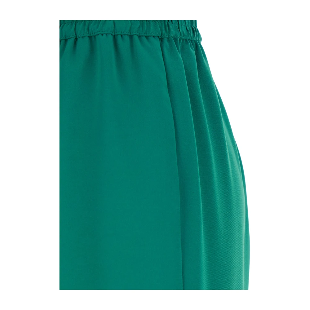 Gianluca Capannolo Watergroene Elastische Taillebroek Green Dames