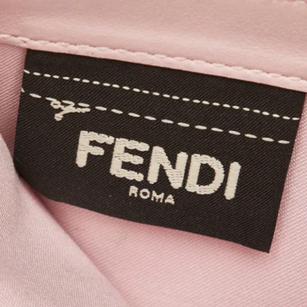 Fendi Vintage Pre-owned Leather wallets Beige Dames