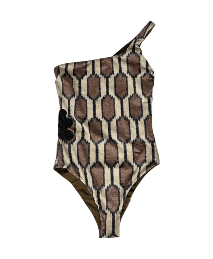 maillot-une-epaule-motif-azteque