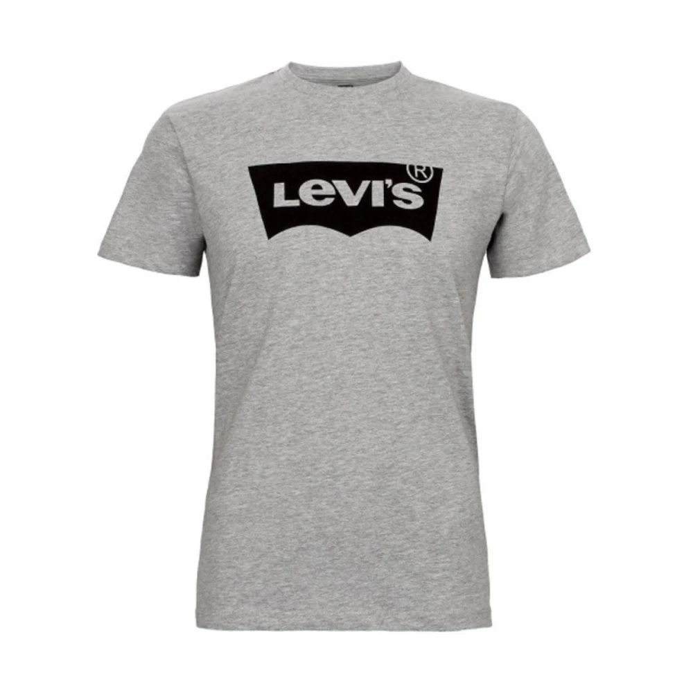 Levi's Grijs Zwart T-shirt 100% Katoen Gray Heren