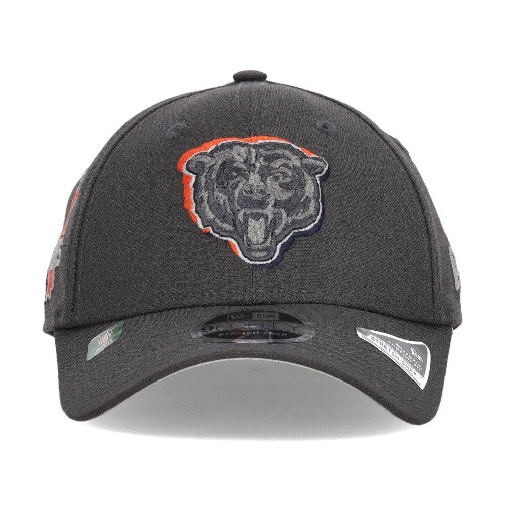 new era Chicago Bears Curvy Visor Hat Gray Heren