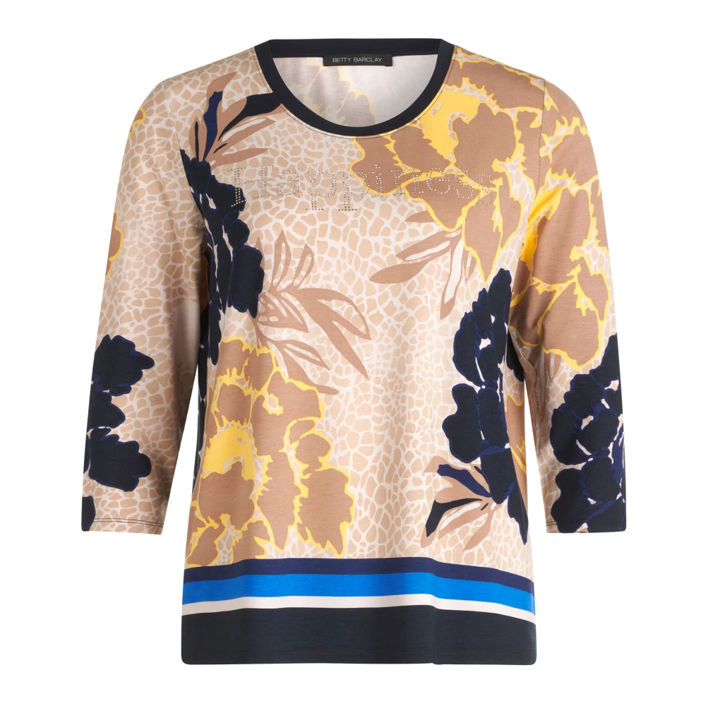 Betty Barclay Gestreept shirt met geribbelde manchetten Multicolor Dames