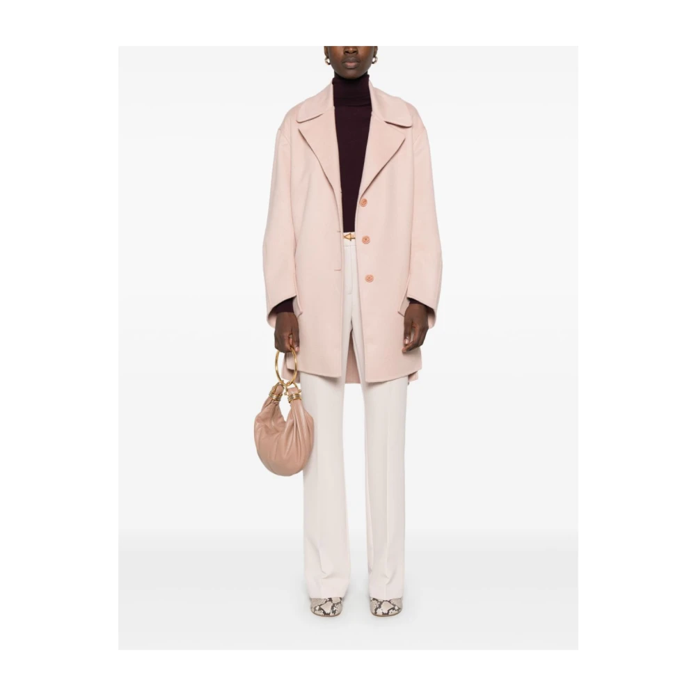 Liu Jo Beige Textuur Flare Broek Beige Dames