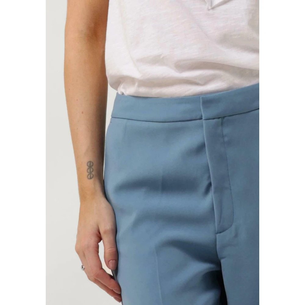 MOS MOSH Blauwe Stijlvolle Leia Broek Blue Dames