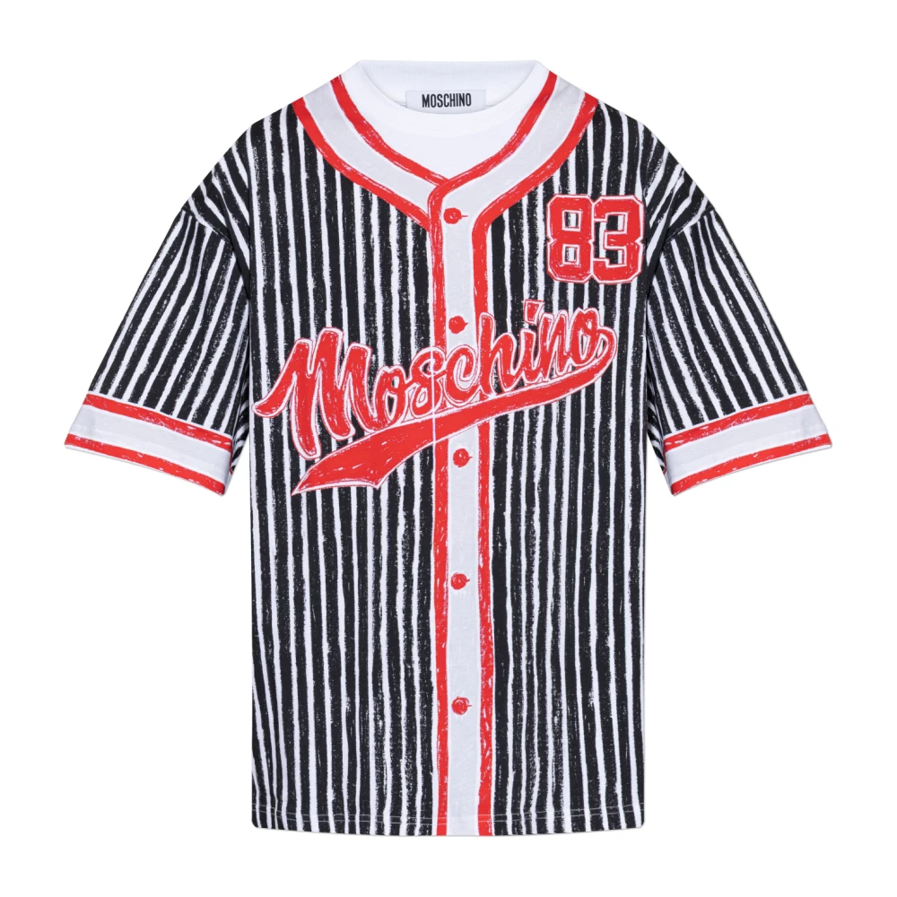 Moschino Hombre Negro Camisetas, Talla: Xl