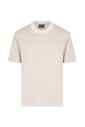contrast-trim-crew-neck-t-shirt