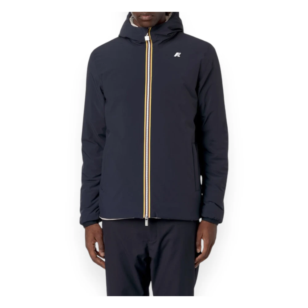 K-way Warm Dubbel Jack Blue Heren