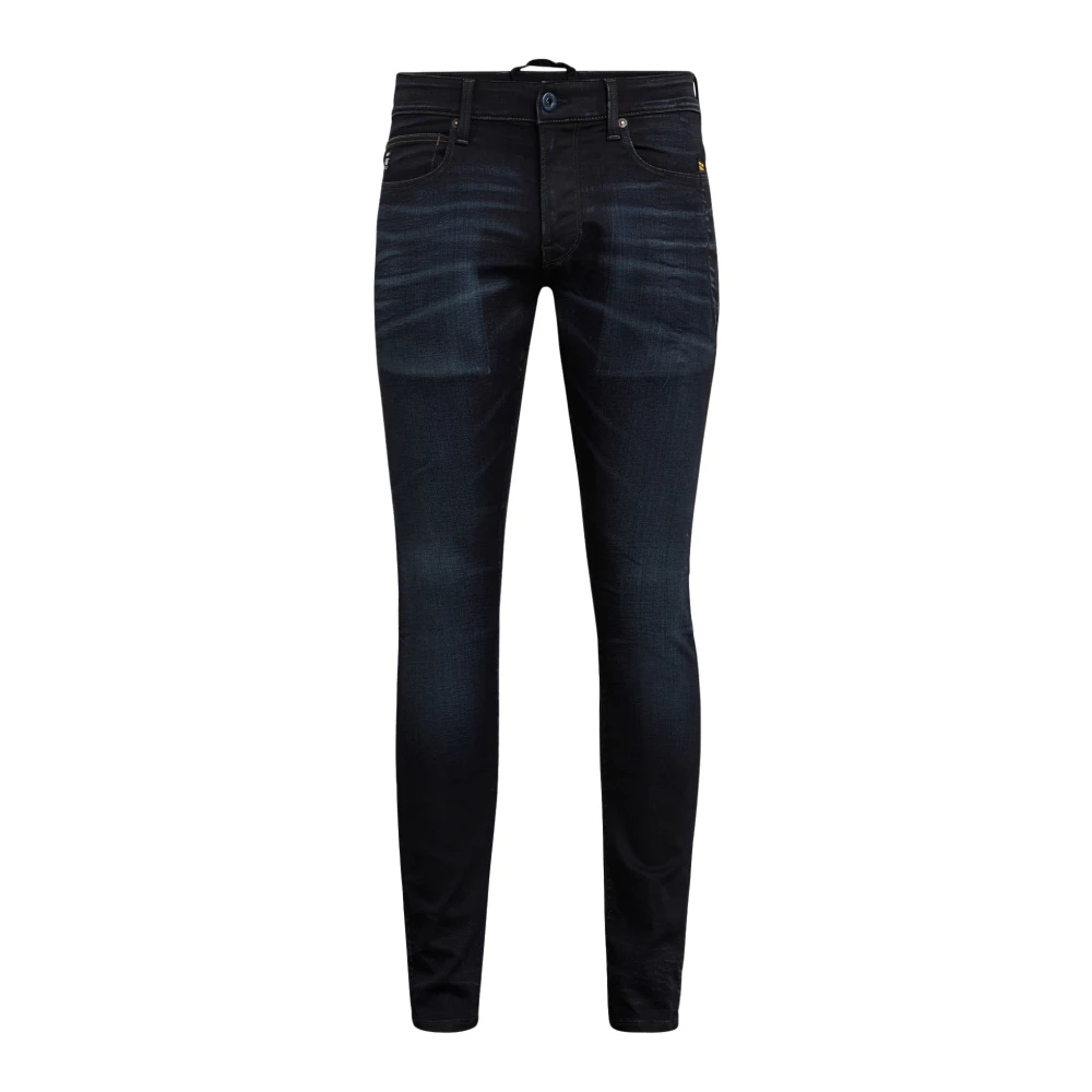 G-star Mid-Waist Skinny Jeans i Navy/Grå Blue, Dam