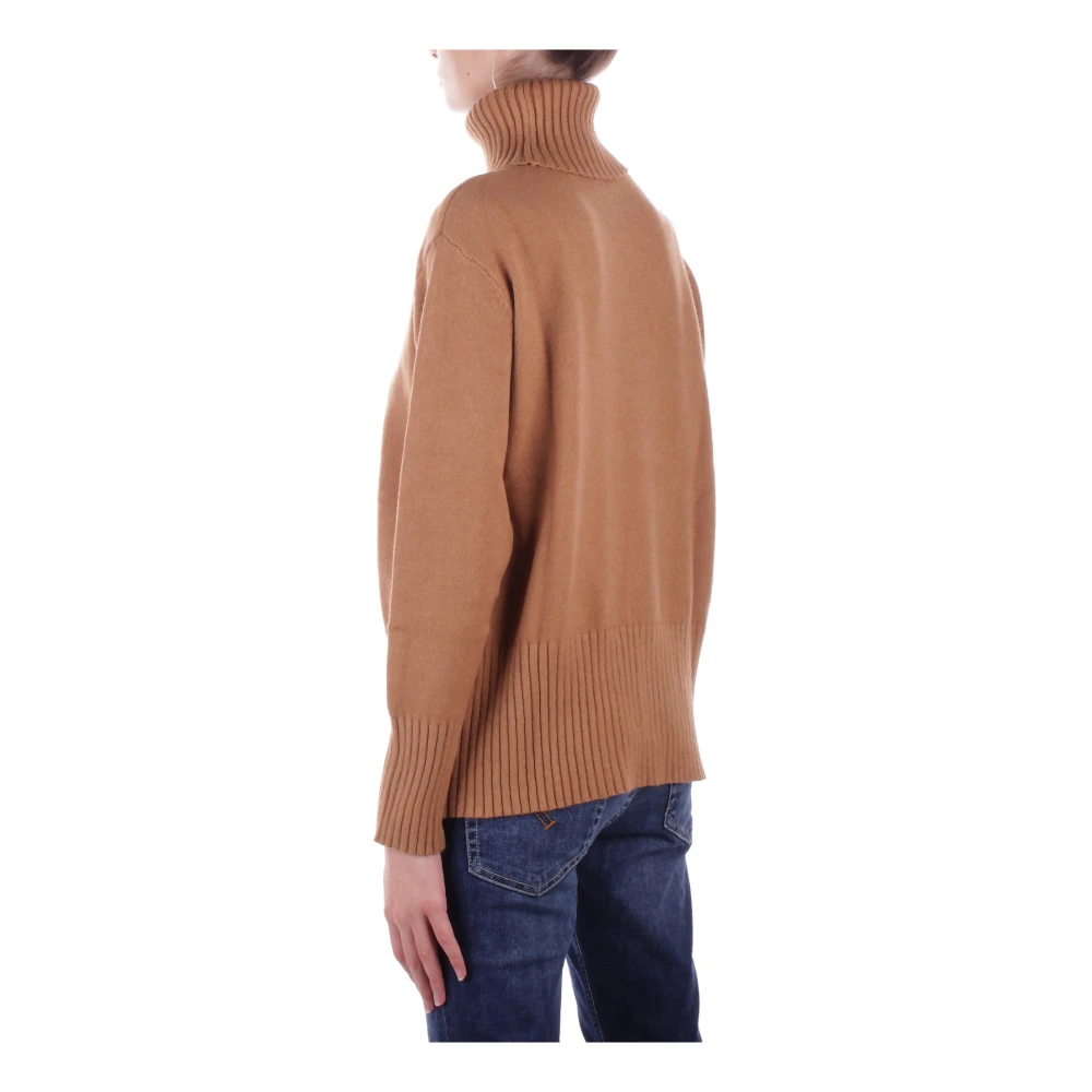 H2O Bruine Trui met Geborduurde Details Brown Dames
