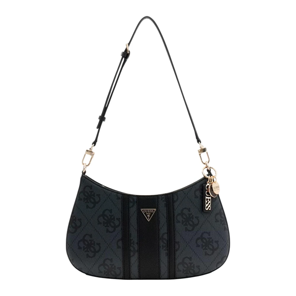 Guess Women's Gray Shoulder Bags, One Size, Elsie Shoulder Bag