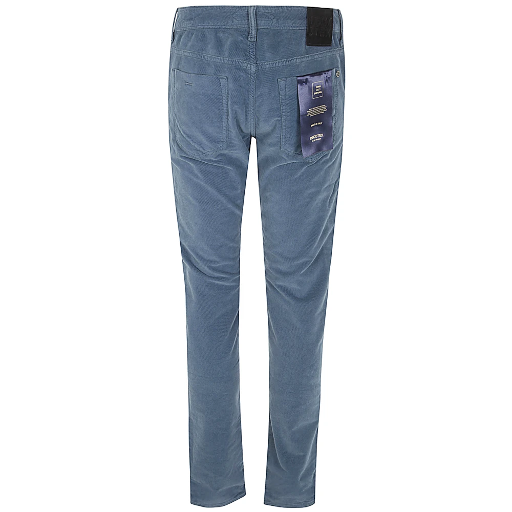 Incotex Vintage Stretch 5-Pocket Jeans Blue Heren