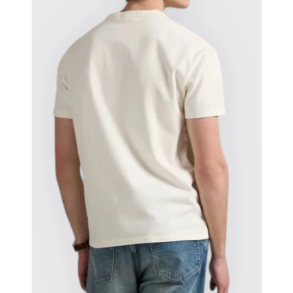 Polo Ralph Lauren Custom Slim-Fit Katoenen T-Shirt Beige Heren