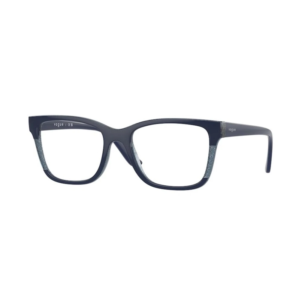 Vogue Women's Blue Glasses, 53 Mm, Rectangle Glasses