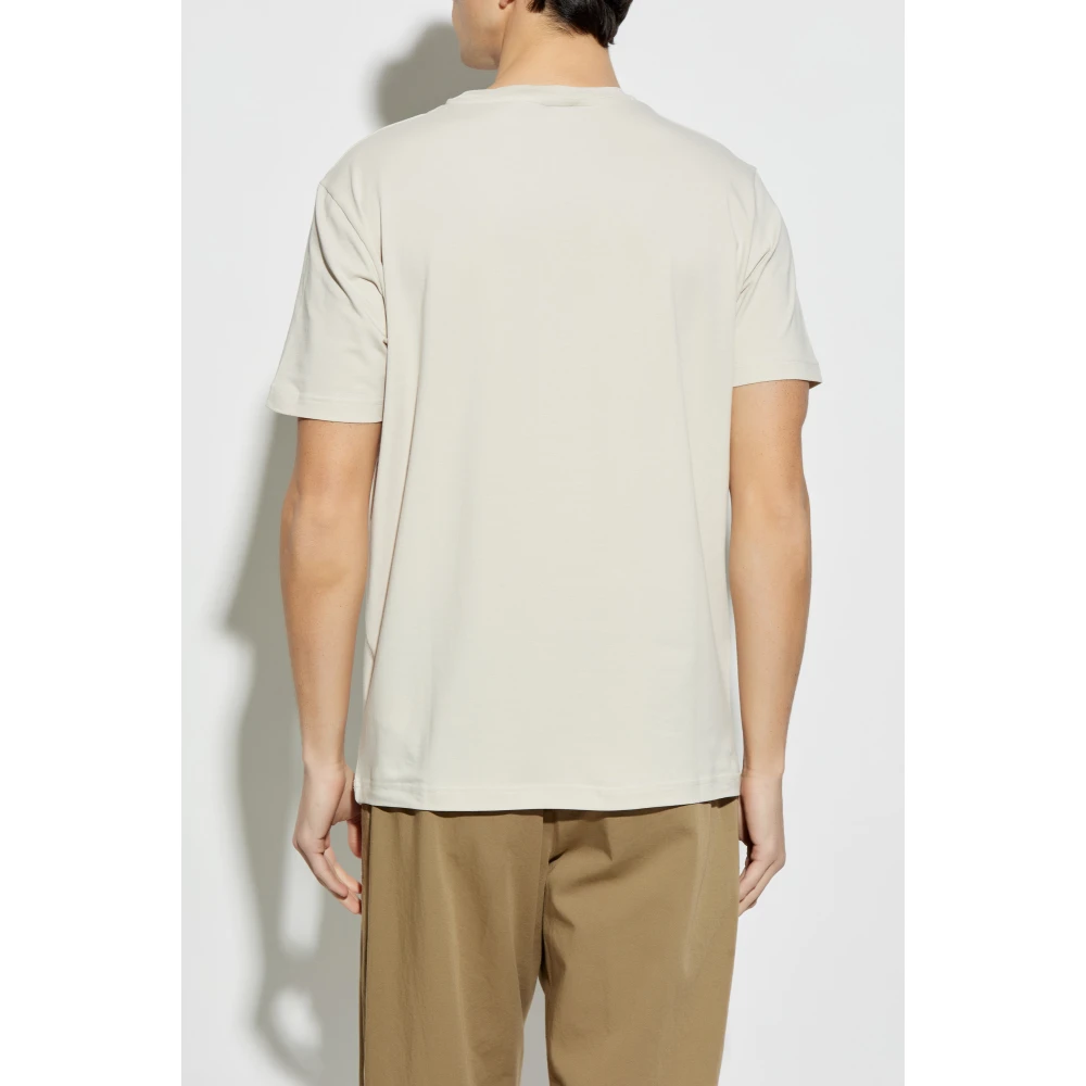 Iceberg T-shirt met print Beige Heren