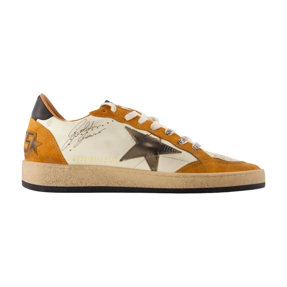 Golden Goose Uomo Marrone - Ball Star Sneakers - Shoes - 44 Eu