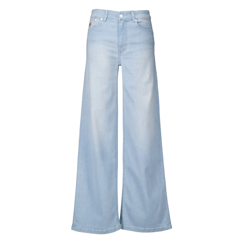 Lois Palazzo Jeans Blauw Stijlvol Blue Dames