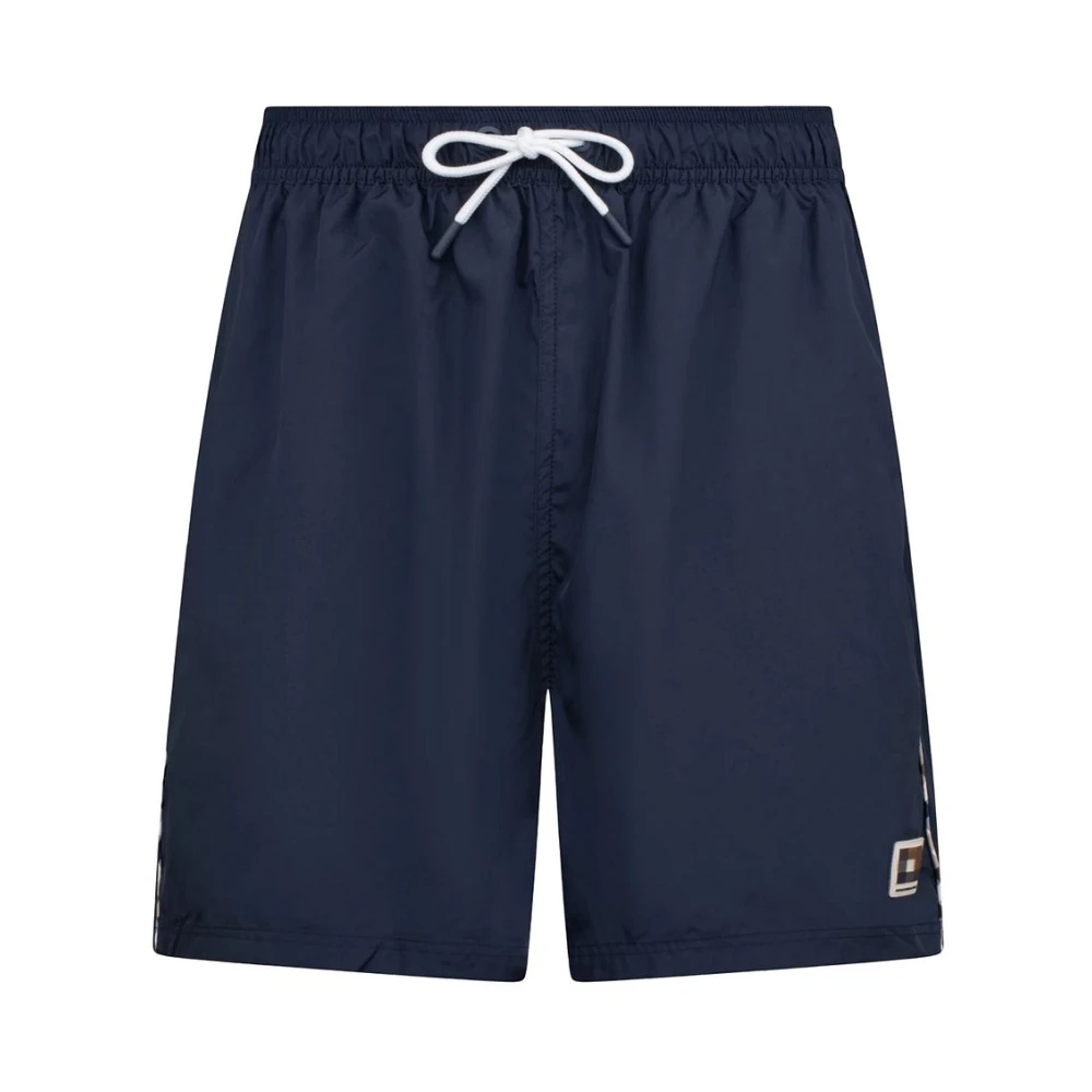 Aquascutum Men's Blue Beachwear, S, Active Technical Fabric Swim Shorts