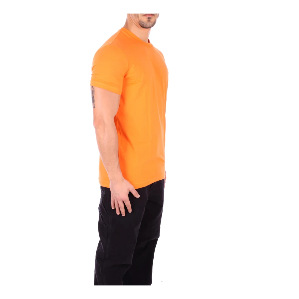 Dsquared2 Oranje T-shirts en Polos met Logo Orange Heren