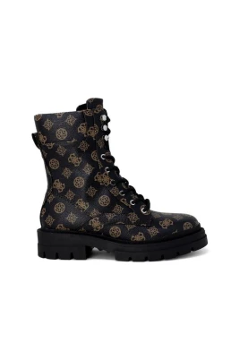 Bruna Combat Boots för Kvinnor