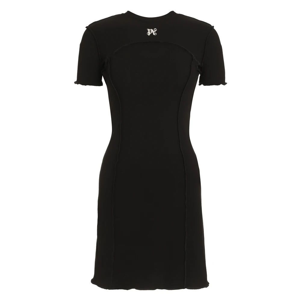 Palm Angels Damen Schwarz Kleider, K, Sgröße: