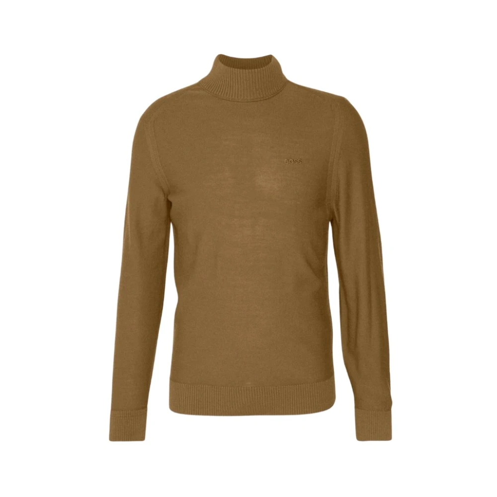 Hugo Boss Klassieke Trui Brown Heren