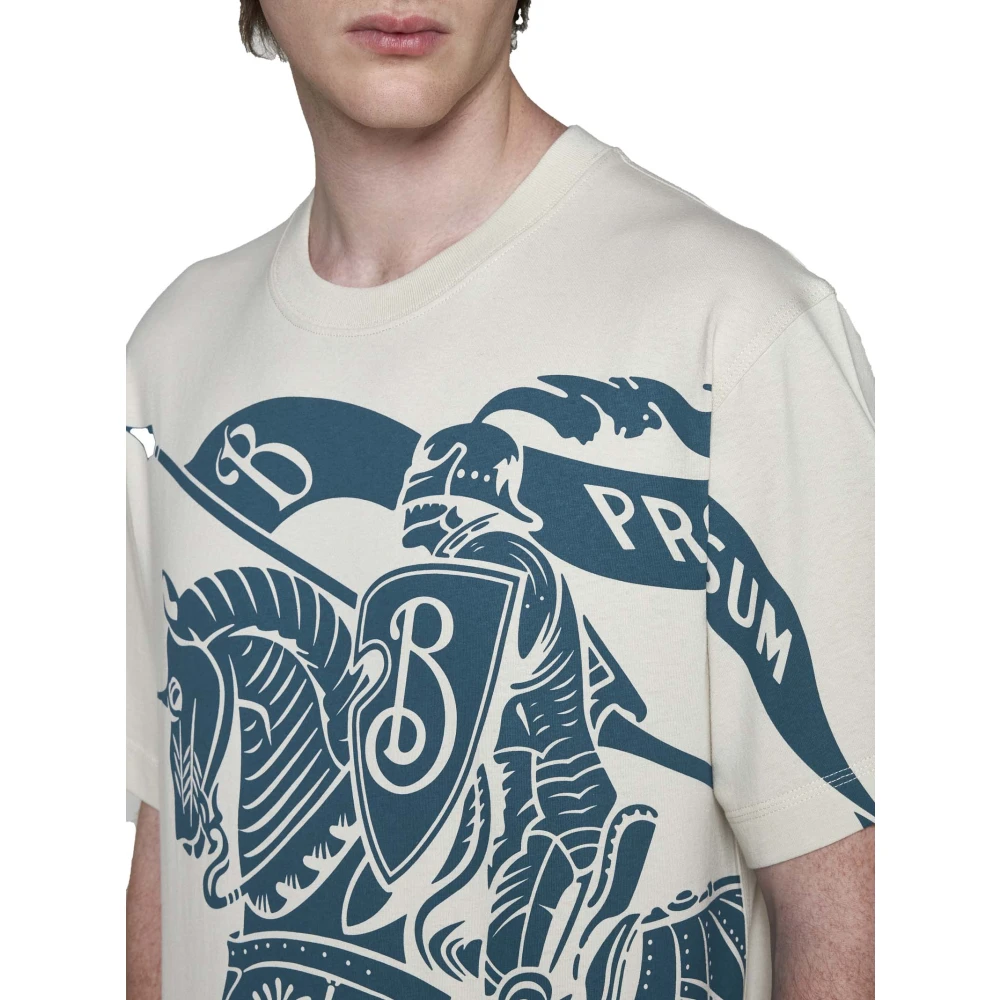 Burberry Stijlvolle T-shirts en Polos White Heren
