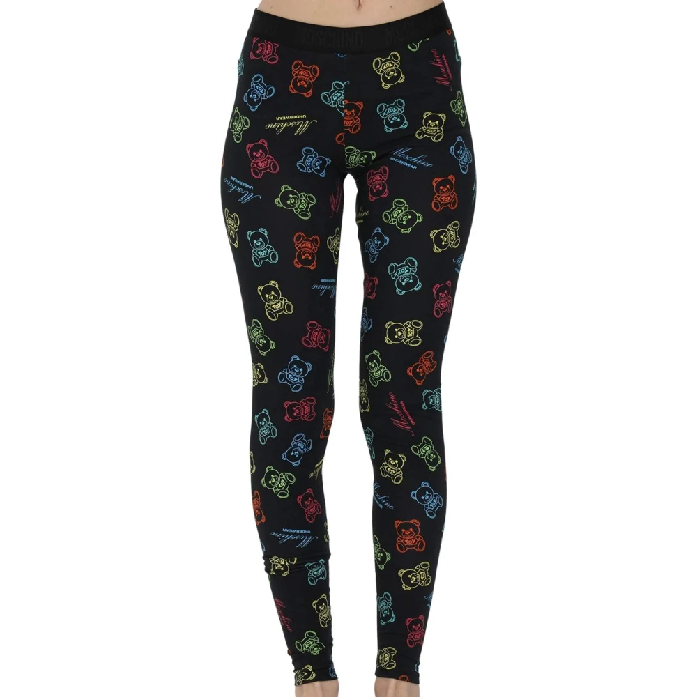 Moschino Stijlvolle Leggings voor Vrouwen Black Dames