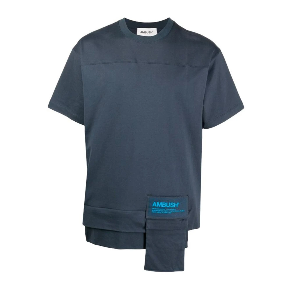 Ambush Katoenen T-shirt voor mannen Blue Heren
