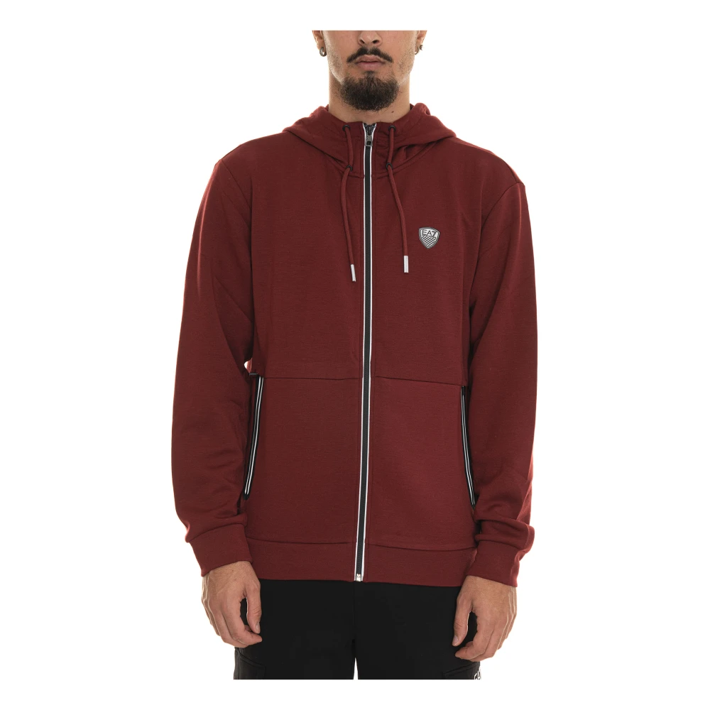 Sweatshirts & Hoodies > Zip-throughs - - Emporio Armani EA7 - Modalova