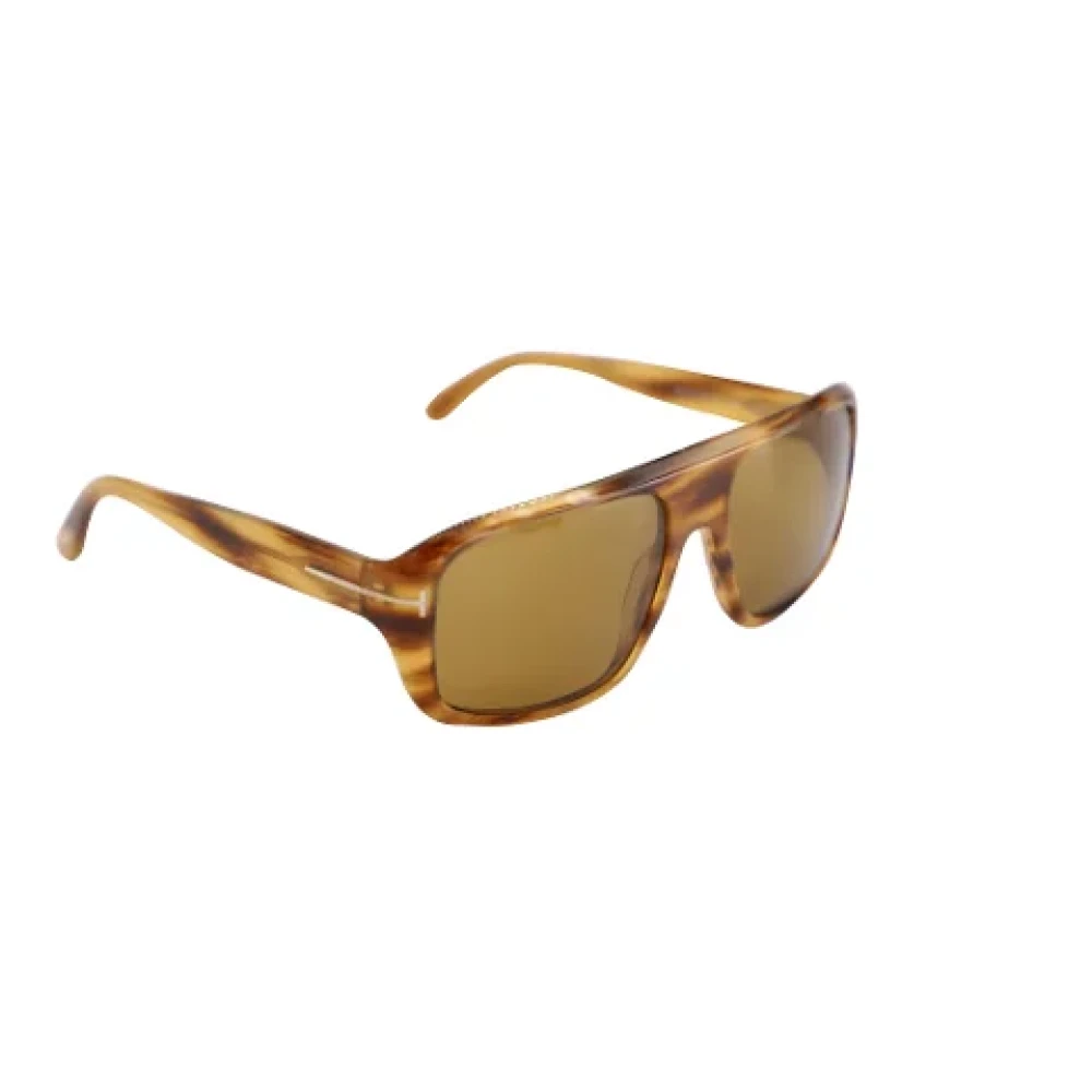 Tom Ford Pre-owned Acetate sunglasses Brown Heren