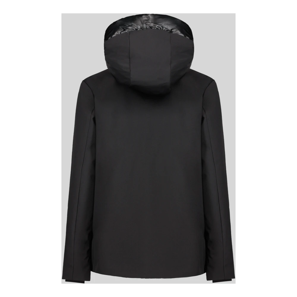 People of Shibuya Korte Parka in Mat Polyester Black Dames
