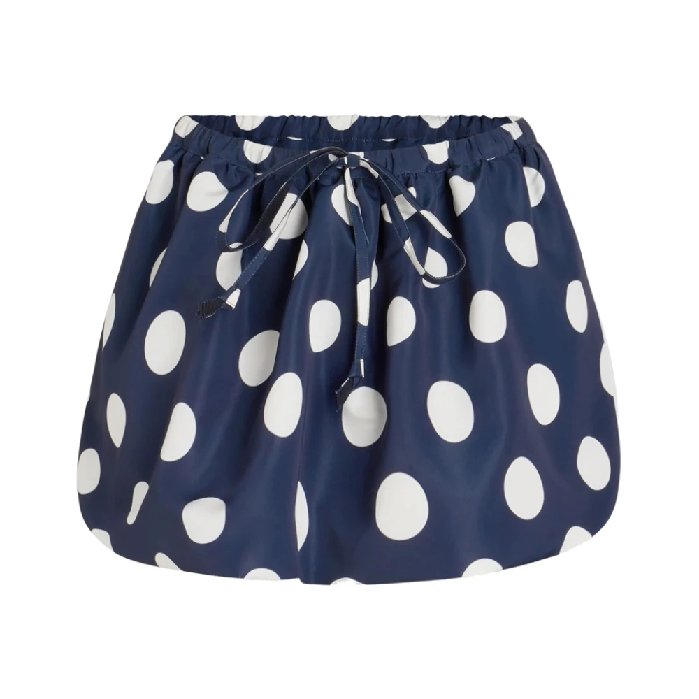 Patou Navy Blue A-Line Rok Blue Dames