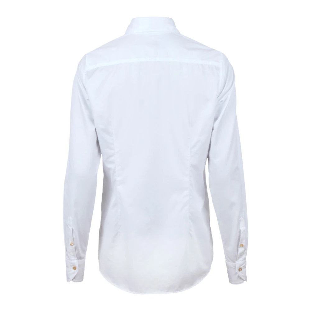 Stenströms Wit Gewassen Klassiek Overhemd White Dames